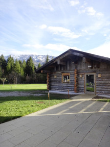 Almsauna Grimming-Therme Außenansicht